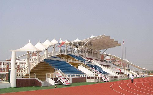  懷化膜結構舞臺【懷化學院舞臺】設計施工案例