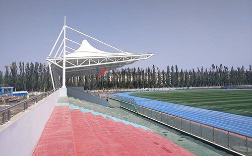   湘西膜結構舞臺【湘西雅思實驗學校舞臺】設計施工案例