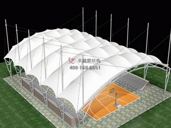 岳陽網(wǎng)球場膜結(jié)構頂棚罩棚設計施工安裝