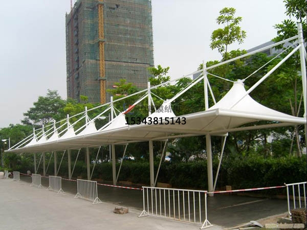 啟東膜結(jié)構【充電站防雨篷】停車棚設計安裝